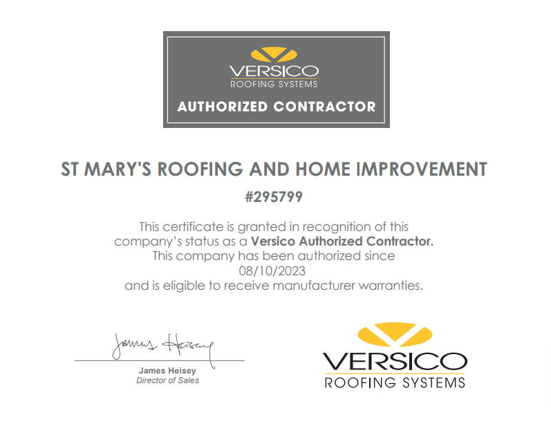 VERSICO ROOFING SYSTEMS AUTHORIZED CONTRACTOR